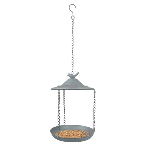 Esschert Design foderophæng grå metal