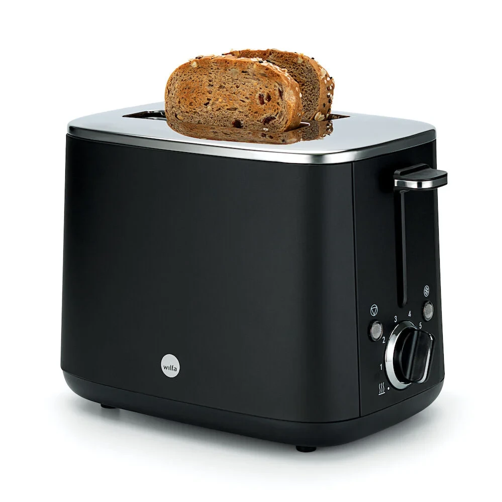 Wilfa Lunch brødrister sort 2 skiver 1000W TO2B-1000