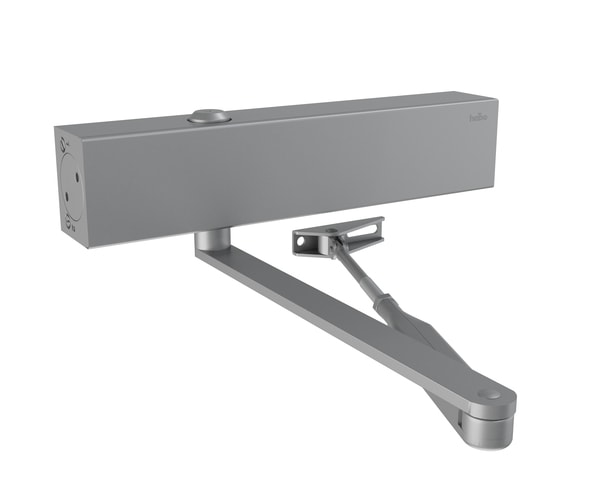 Dørlukker 500 komplet silver