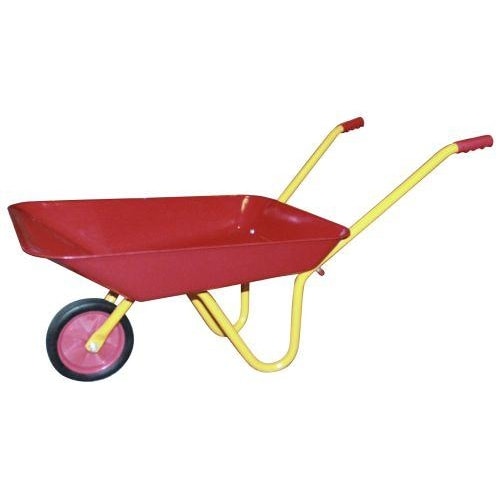 Børne trillebør med stålkasse