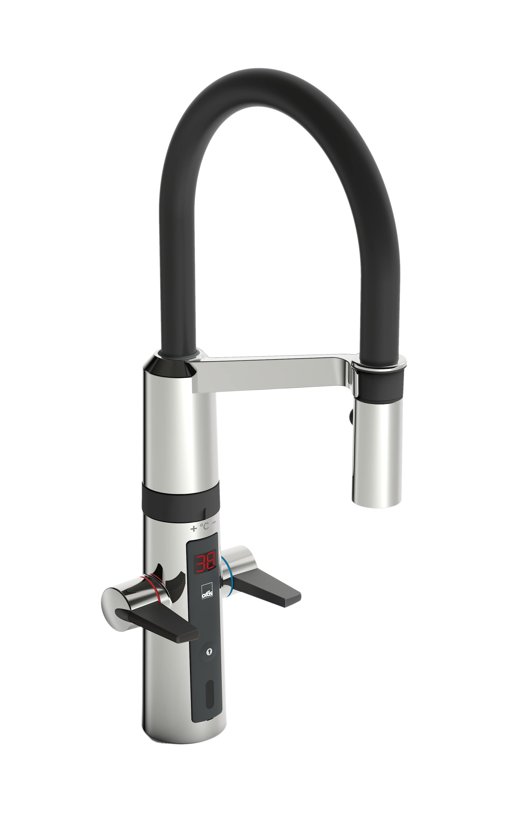 Oras Optima køkkenarmatur i krom, hybrid