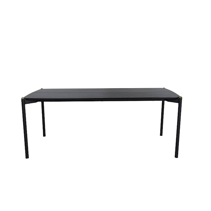 Venture Design Pelle spisebord i sort/sort MDF 190 x 90 x H75 cm