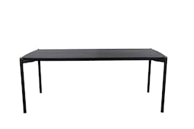 Venture Design Pelle spisebord i sort/sort MDF 190 x 90 x H75 cm