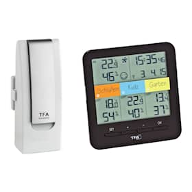 TFA Weatherhub Wifi vejrstation startsæt inkl. termometer, hygrometer og Klima Ho