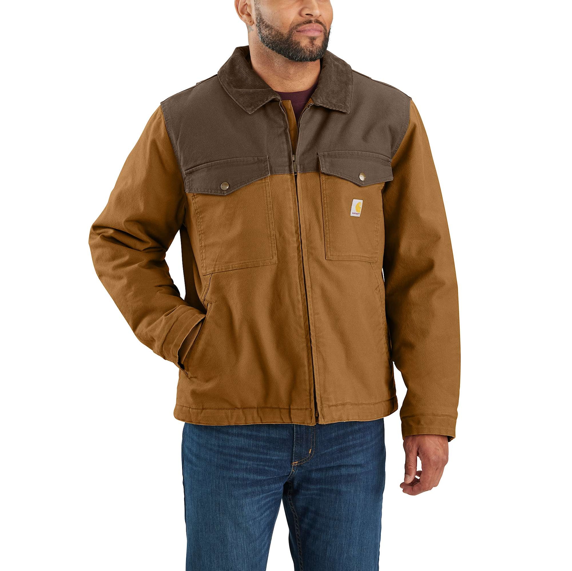 Carhartt Montana and isoleret jakke, herre, Carhartt brown/coffee, XXL