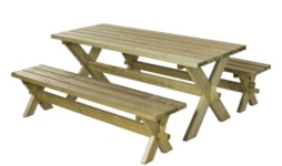 Plus Nostalgi plankesæt i trykimprægneret træ