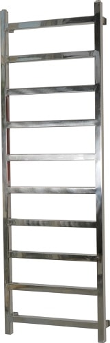 Kriss Upper håndklædetørrer i børstet stål 1500 x500 mm. Centermål 470 mm.