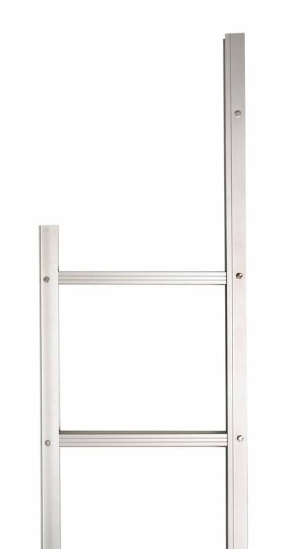 Jumbo brandstige udfoldbar m/låsesplit 4,8 meterfylder minimalt 43BS480