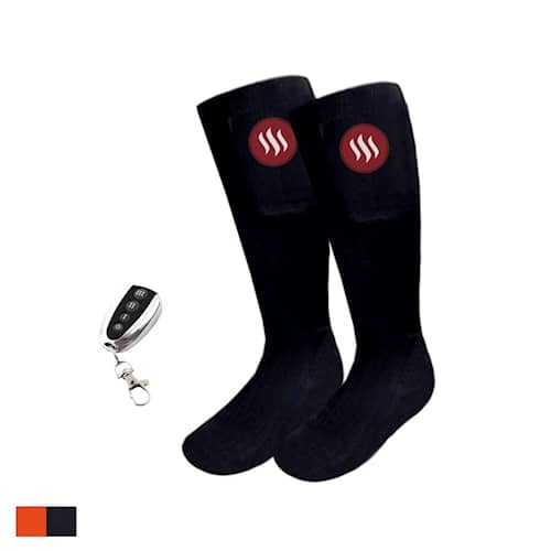 Glovii sokker med varme sort og fjernbetjening str. L