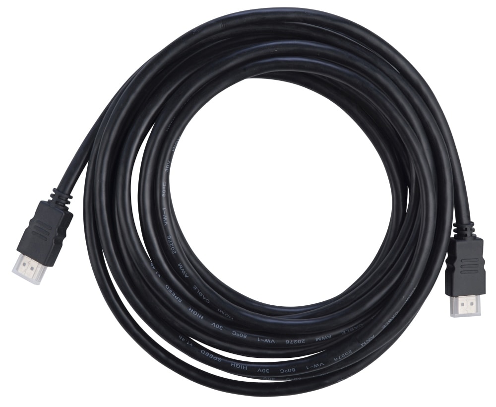 E-line HDMI-kabel sort 5 meter