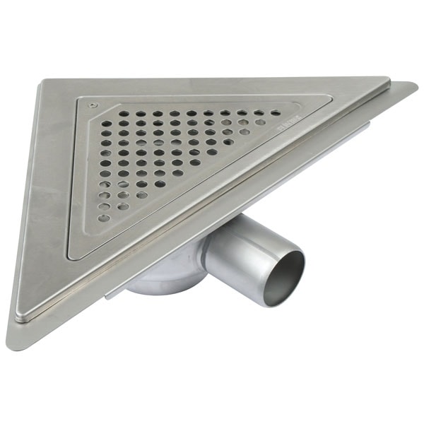 Blücher boligafløb Trio, lav justerbar. VandretØ50 mm, membran