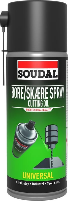 Soudal bore/skærespray 400 ml