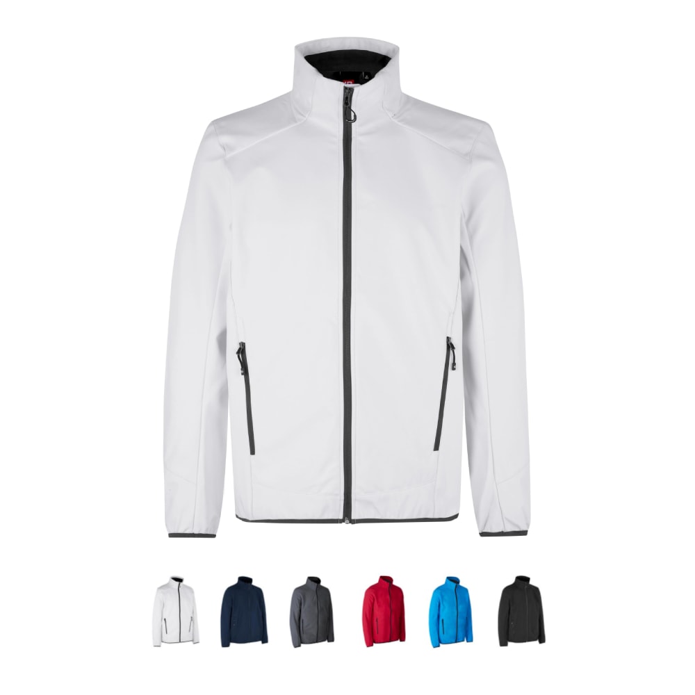 ID Core softshell jakke sort str. 6XL