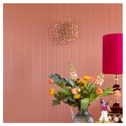 Huntonit Skygge vægpanel terracotta 11 x 600 x 2390 mm pk. à 2,86 m2