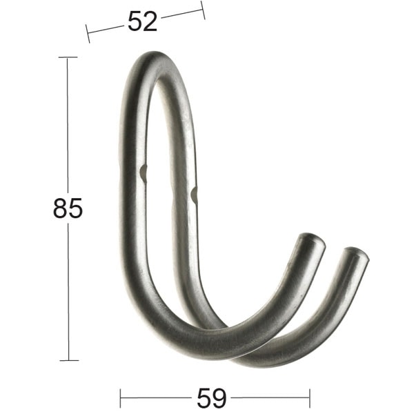 Habo frakkekrog Saturn stål dobbelt rustfri