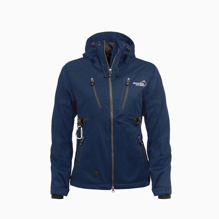 Arrak Akka Softshell Jacket Women Navy 3XL
