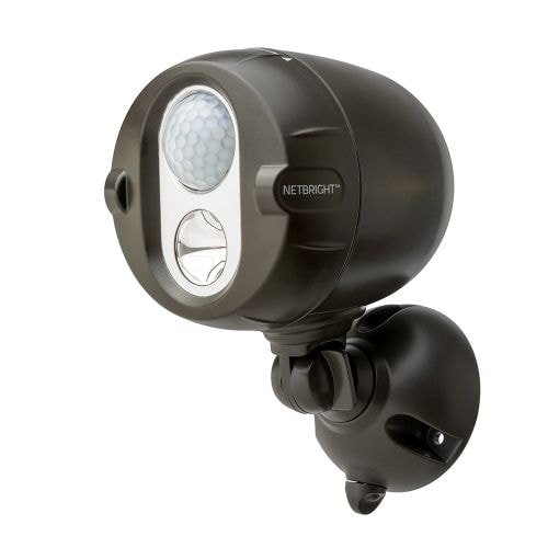 Mr Beams NetBright Spotlight sensorlampe på batteri i brun