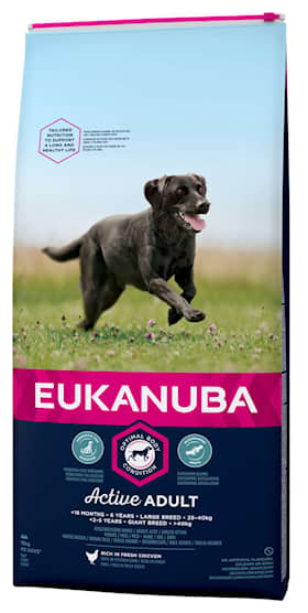 Eukanuba Adult Large Breed Chicken hundefoder 15 kg