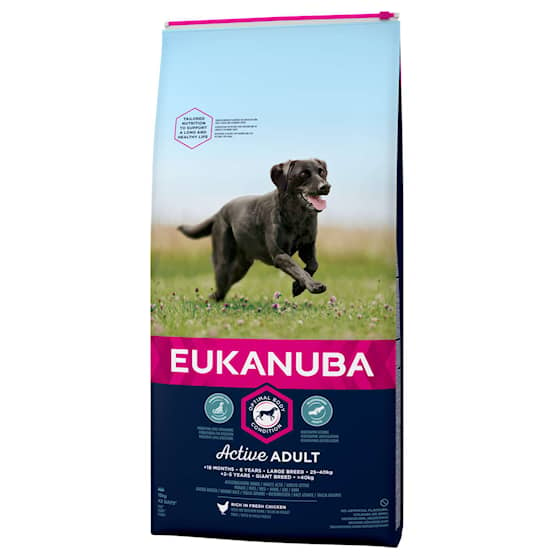 Eukanuba Adult Large Breed Chicken hundefoder 15 kg