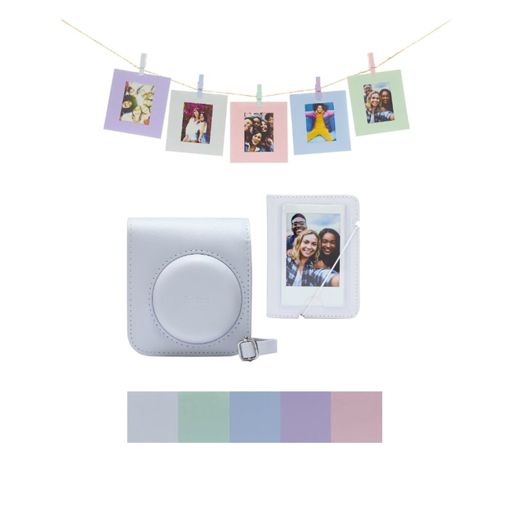 Instax Mini 12 Accesory Kit Mint Green tilbehørssæt - Kamera, Hjemmeelektronik