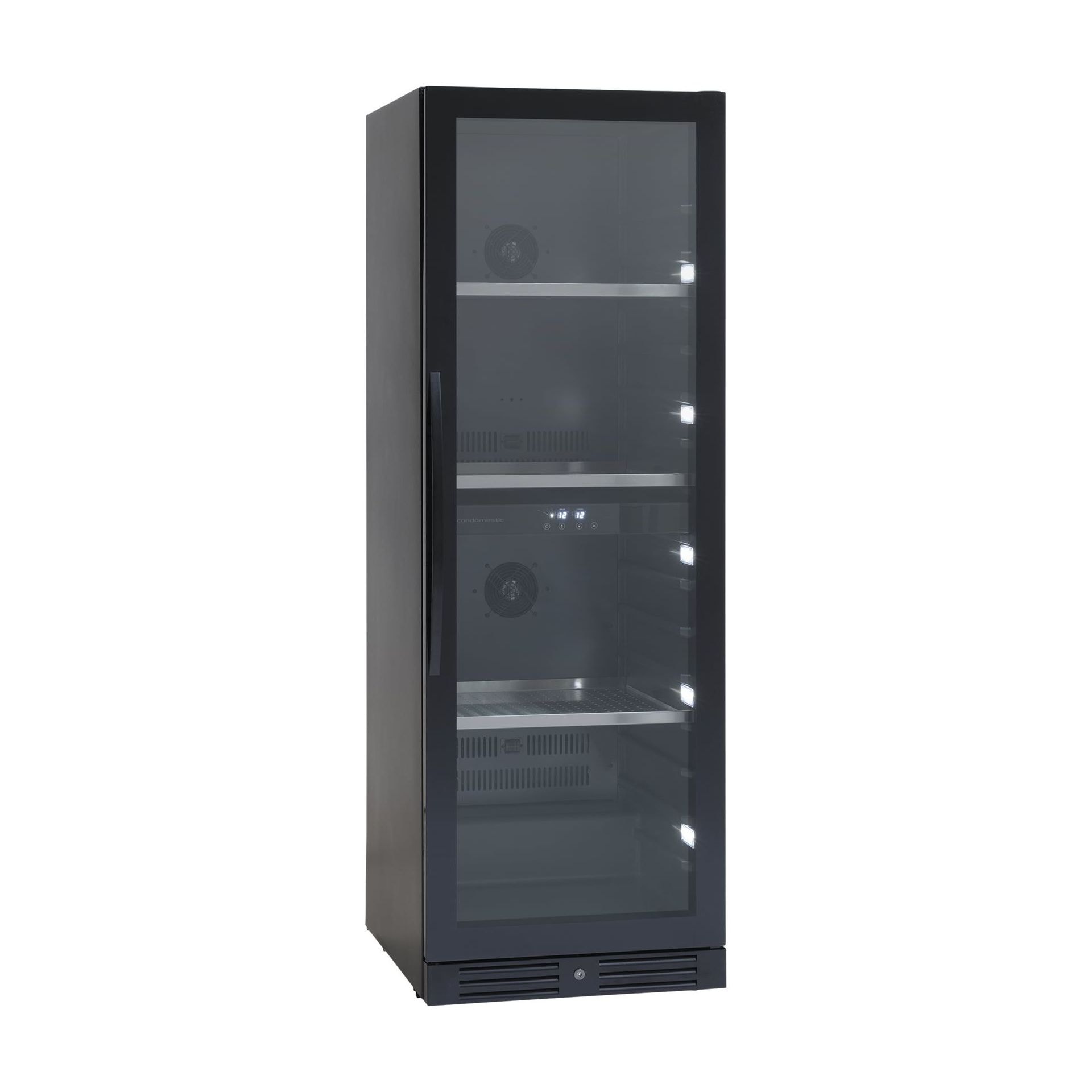 Scandomestic SV 1382 B fritstående vinkøleskab sort 2 zoner 138 flasker