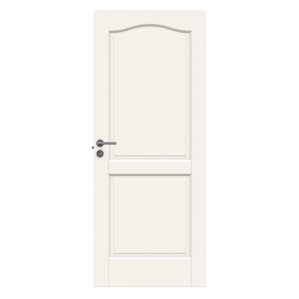 Swedoor Craft 02B, 40 mm massiv hvid fyldningsdør 92,5x194 cm (10x20)
