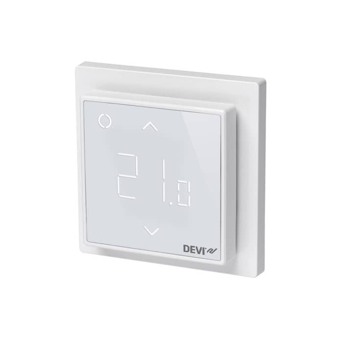 Devi DEVIreg Smart Pure White timer-termostat til elgulvvarme