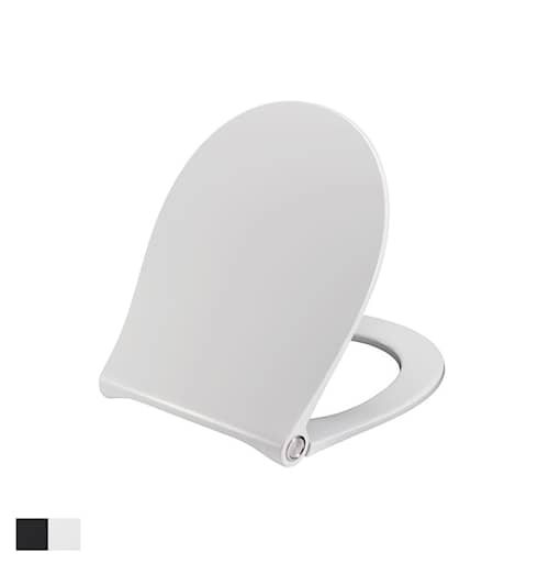Pressalit Sway Uni 970 toiletsæde hvid med soft close og lift-off bundmonteret