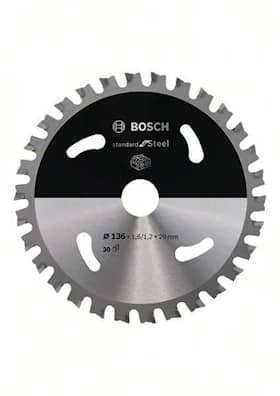 Bosch Standard for Steel-rundsavklinge til batteridrevne save 136x1,6/1,2x20 T30
