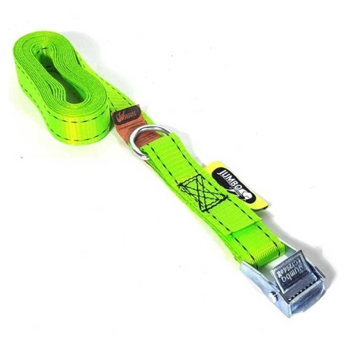 Jumbo bagageklapstrop med ring og quickstrammer