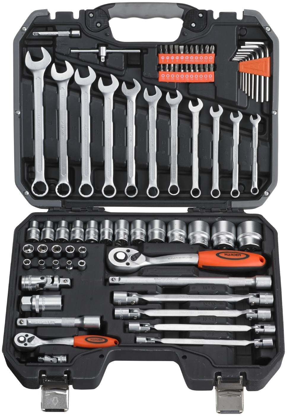 Harden værktøjssæt 77 dele
