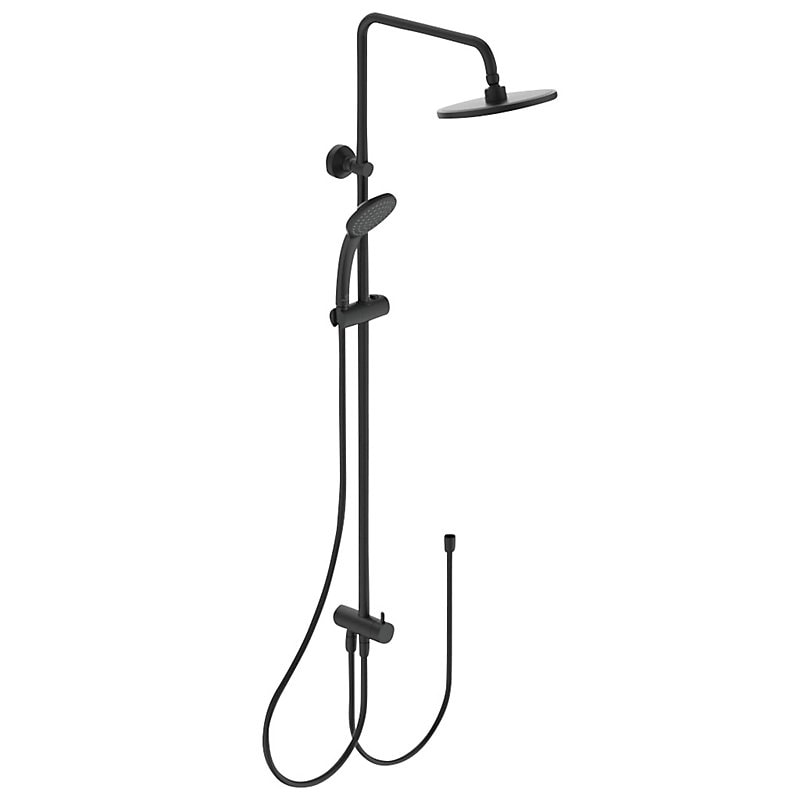 Ideal Standard Idealrain brusesystem silk black uden armatur Ø100/200/1750