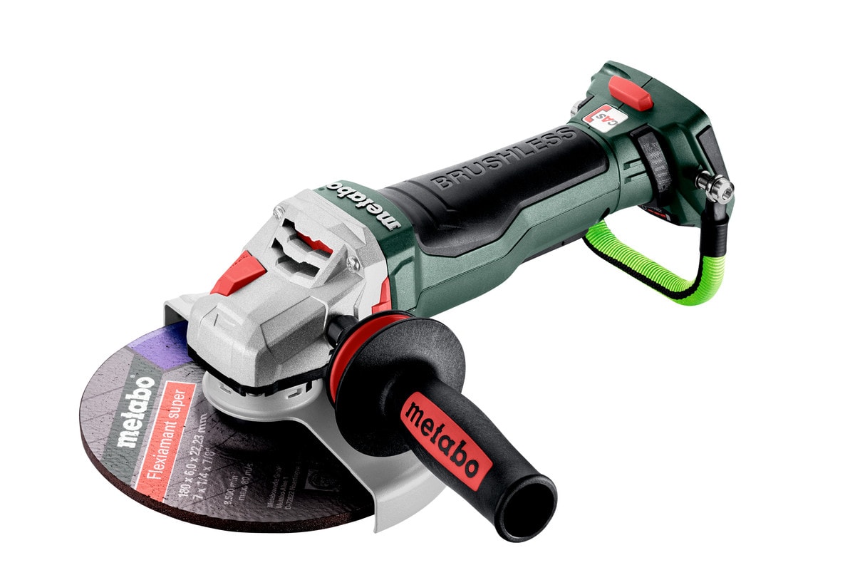 Metabo vinkelsliber WPBA 18 LTX BL 15-180 Quick DS uden batteri og lader
