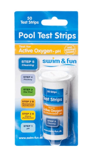 Swim & Fun Test Strips PH/Oxygen Pool & pooltilbehør