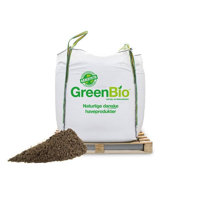 Greenbio køkkenhavemuld til økologisk dyrkning 1000 liter