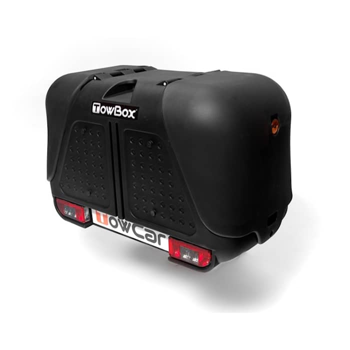 Aragon Towbox V2 Black Edition anhængerboks 390 liter / 118 x 64 x 75 cm