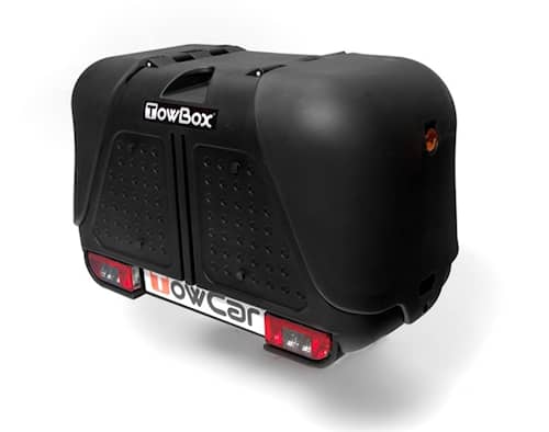 Aragon Towbox V2 Black Edition anhængerboks 390 liter / 118 x 64 x 75 cm