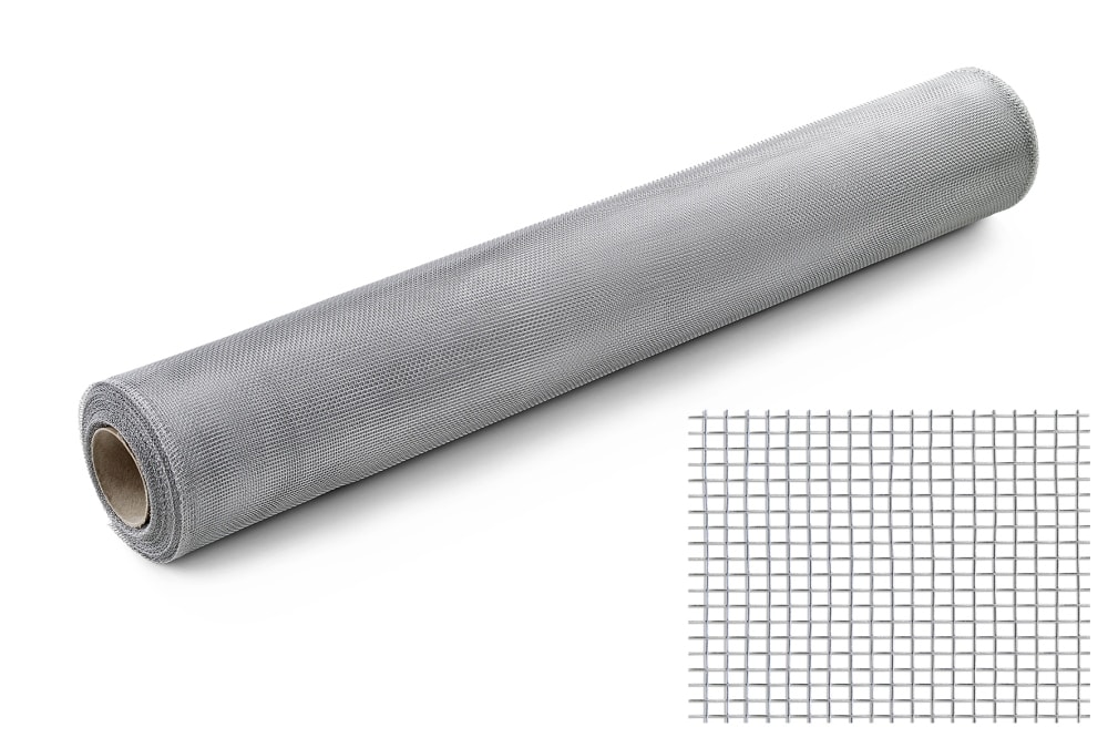 Habo fluevæv grå glasfiber 60 cm x 10 meter