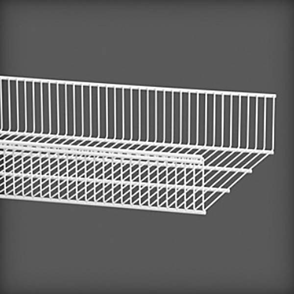 Elfa Décor trådhyldekurv 40 i hvid 438 x 96 x 902 mm