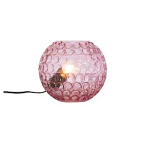 Aneta Lighting Sigrid bordlampe i rosa glas