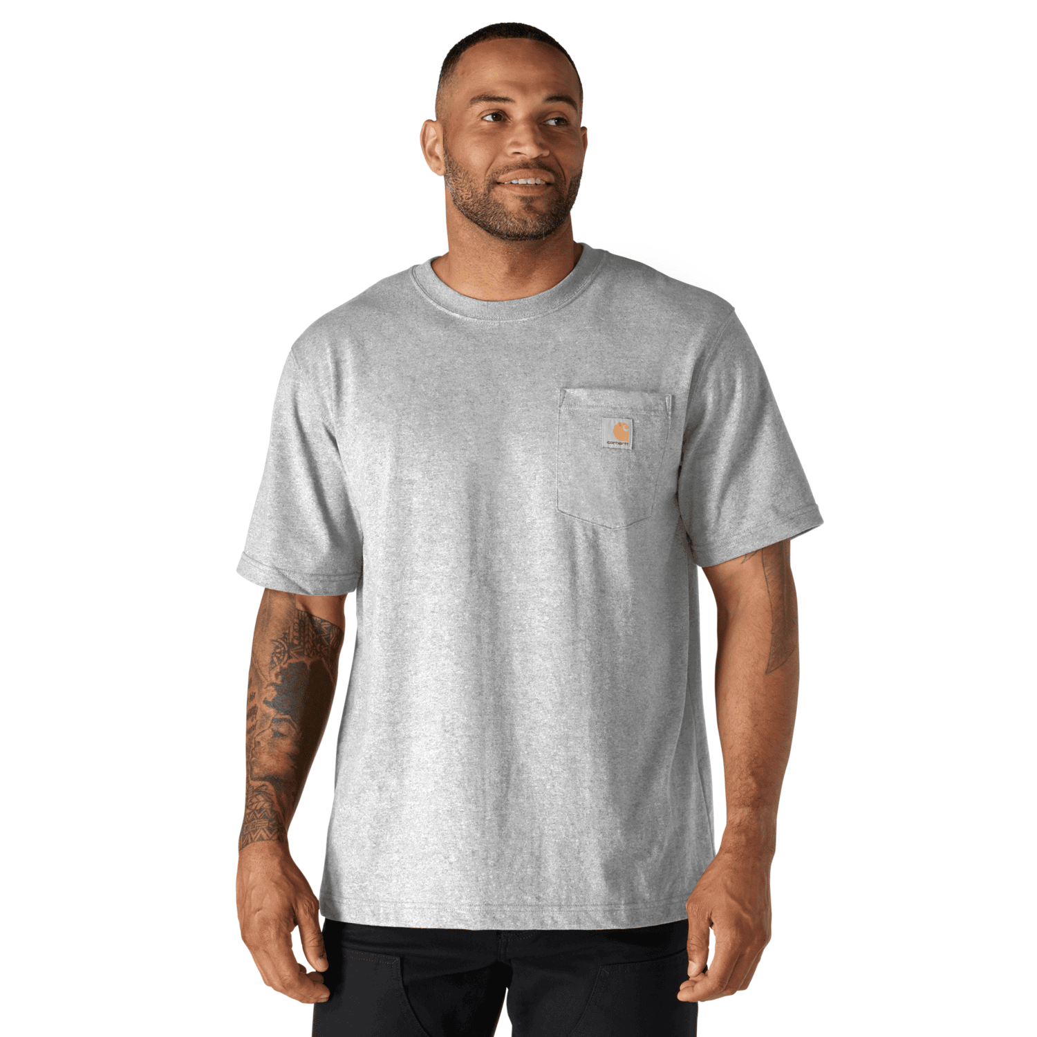 Carhartt Dearborn Relaxed Pocket T-Shirt Men Heather Gray 2XL