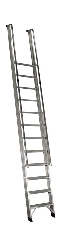 Jumbo lagerstige m/gelænder. 12 trin, 4,32 m41LS112
