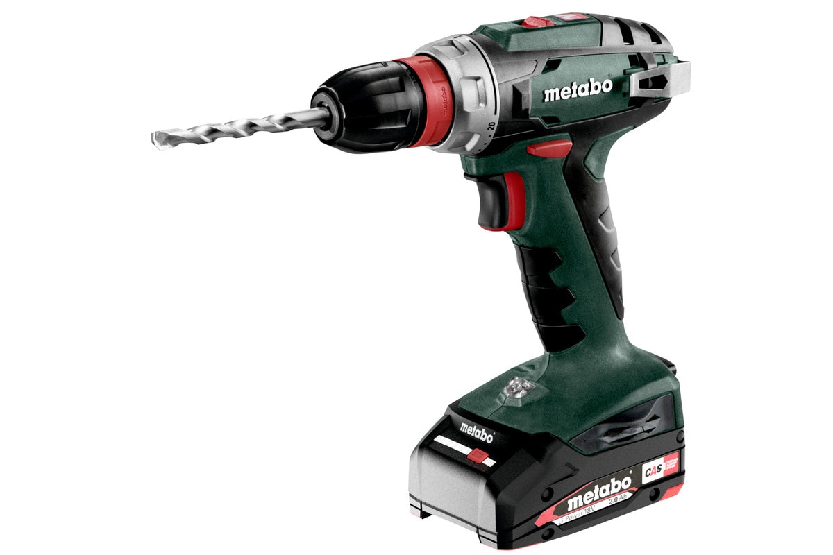 Metabo skruetrækker BS 18 Quick med 2x2Ah batterier og lader