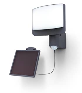 Lutec Sunshine LED væglampe mørkegrå solcelle med sensor 11W