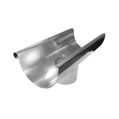 Plastmo Retro lige tudstykke Ø 80 mm i zink