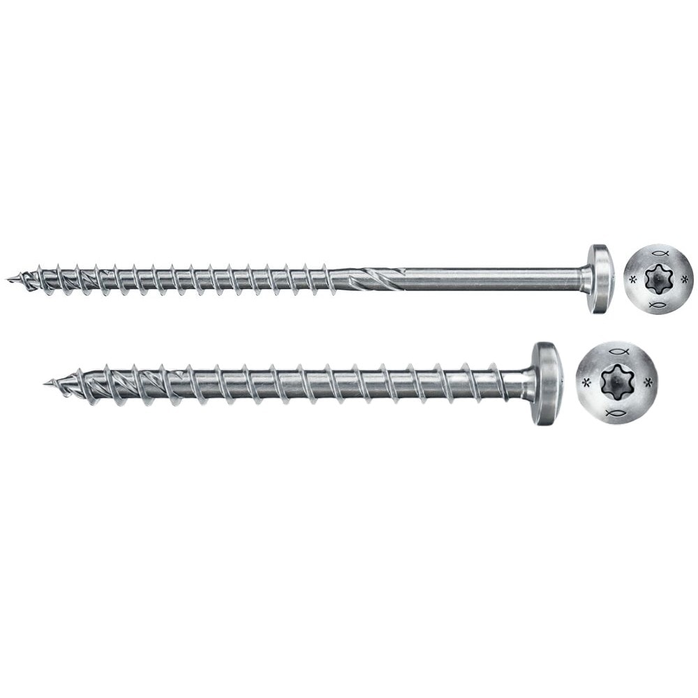 Fischer 6,0 x 50 indendørs spånskrue panhoved elforzinket TX30 50 stk.