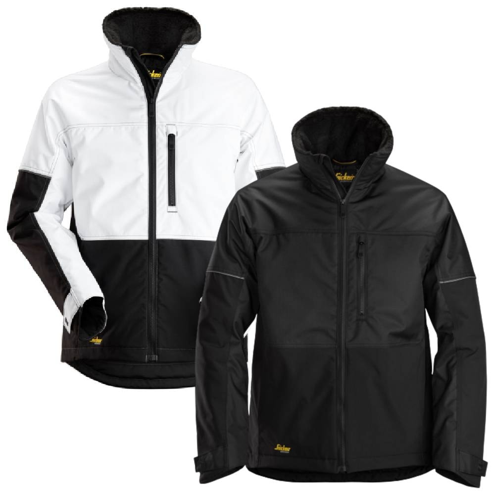 Snickers 1148 AllroundWork vinterjakke hvid/sort str. xxxl