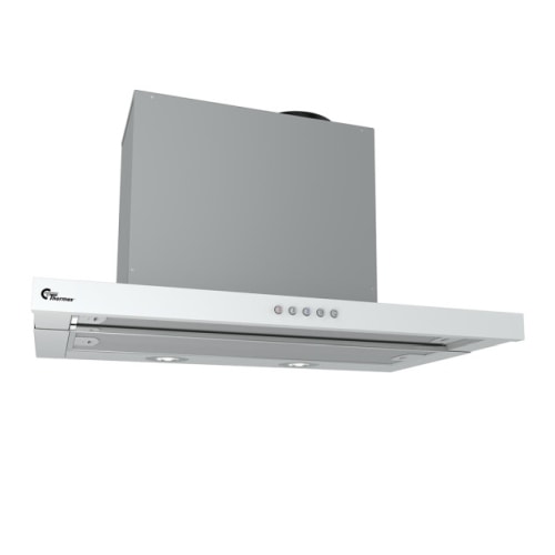 Thermex Super Silent emhætte i hvid med udtræk til skab 600 mm
