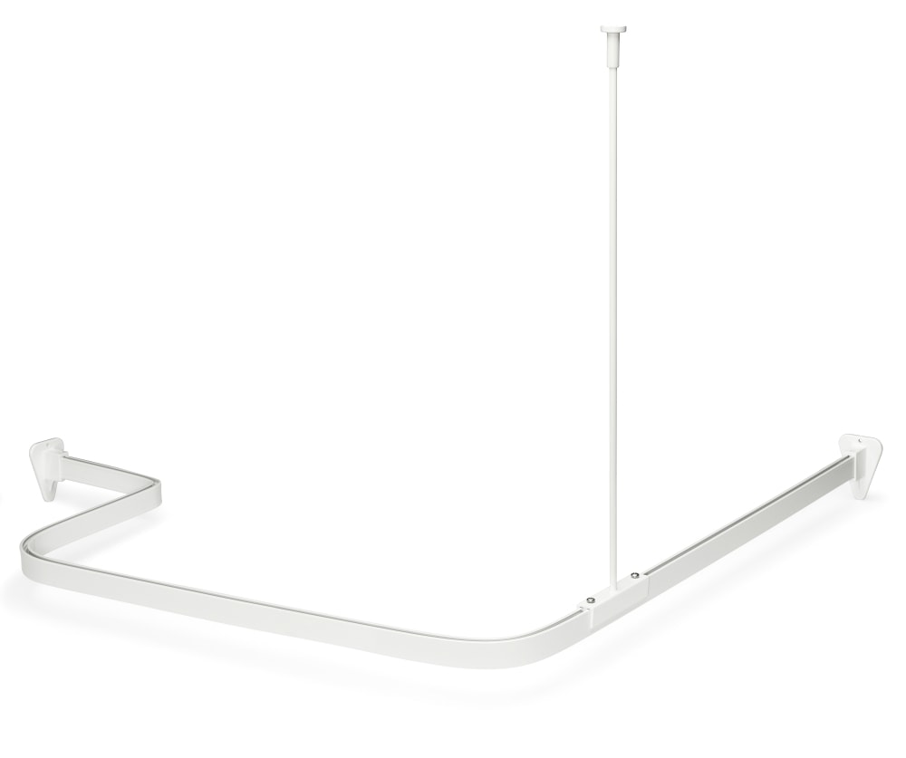 Habo Flex forhængsskinne sort 3 x 1 m