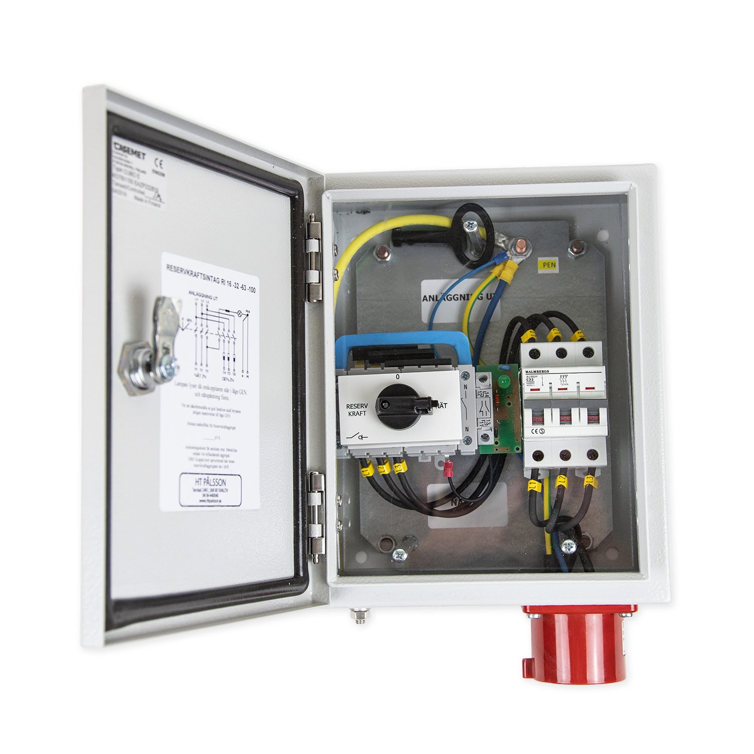 Duab-Power Reservestrømafbryder RI 32 3-faset 32A